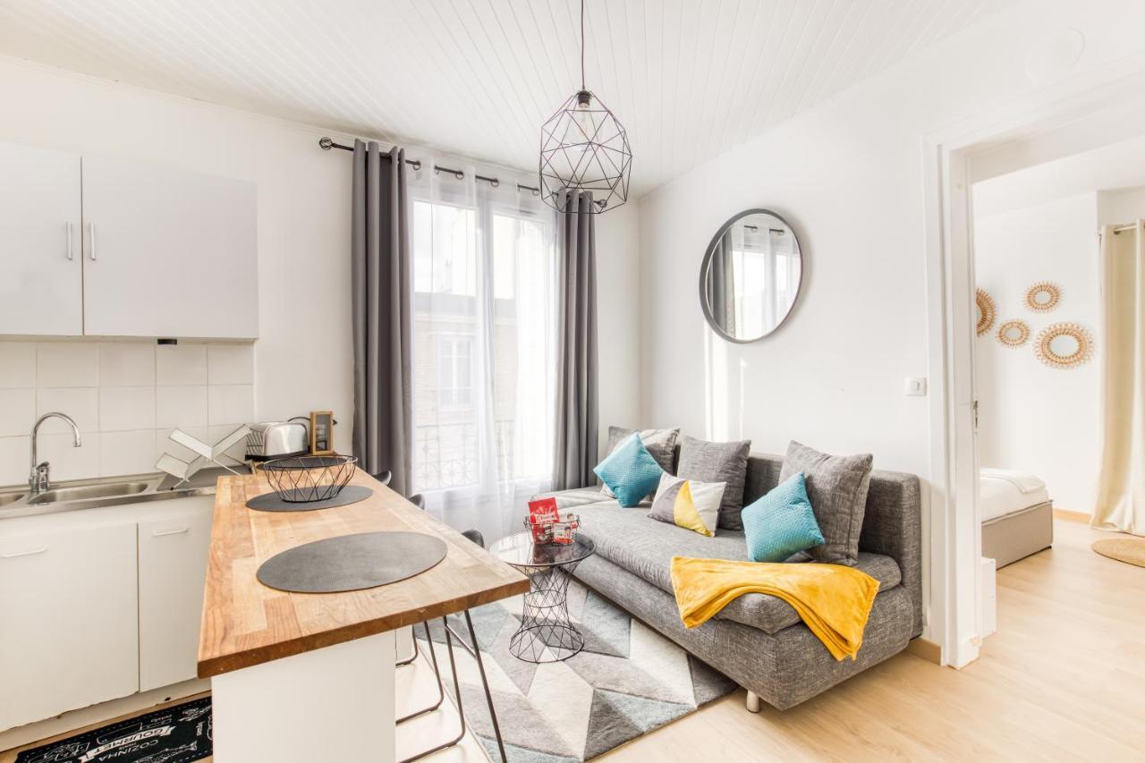 Ferienwohnung Grand Line - Parking- Métro 5 - Easy Check-in - Netflix - Disney Plus Pantin Exterior foto
