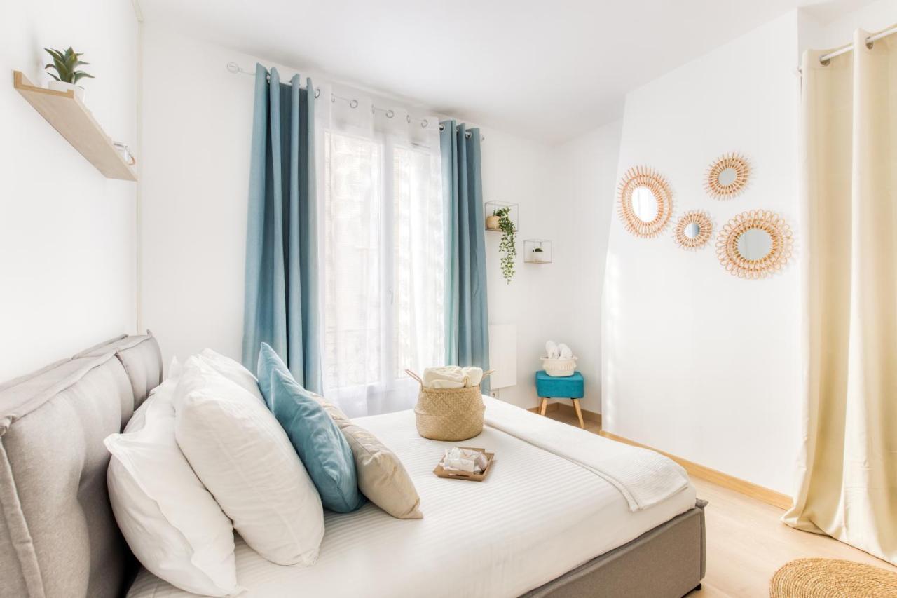Ferienwohnung Grand Line - Parking- Métro 5 - Easy Check-in - Netflix - Disney Plus Pantin Exterior foto